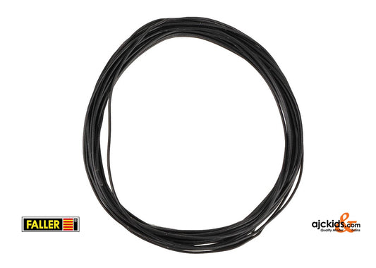 Faller 163782 - Stranded wire 0.04 mm², black, 10 m
