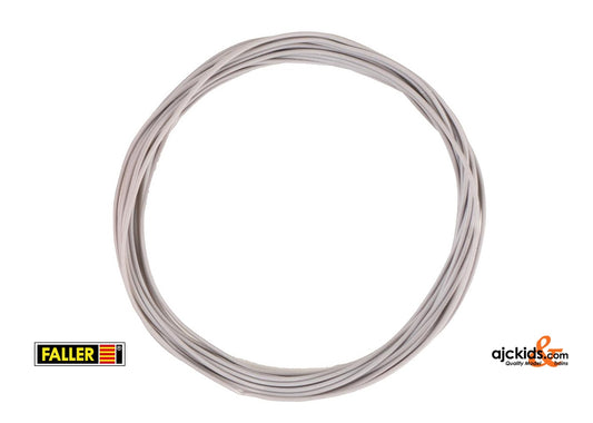 Faller 163784 - Stranded wire 0.04 mm², grey, 10 m