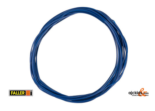 Faller 163786 - Stranded wire 0.04 mm², blue, 10 m