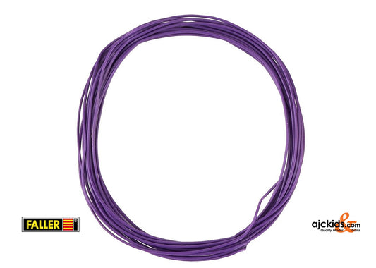 Faller 163787 - Stranded wire 0.04 mm², violet, 10 m