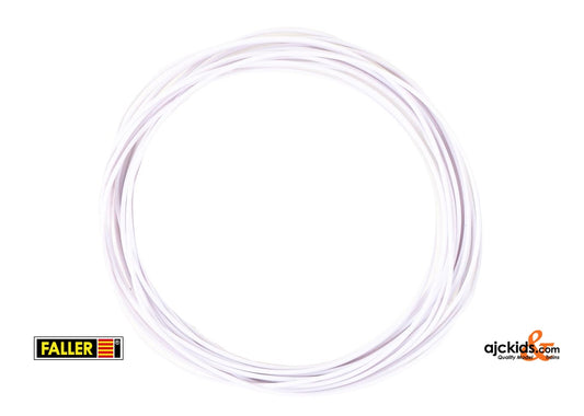 Faller 163790 - Stranded wire 0.04 mm², white, 10 m
