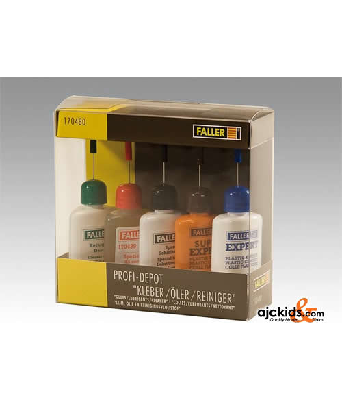Faller 170480 - Glues/Lubs/Cleaners Asst