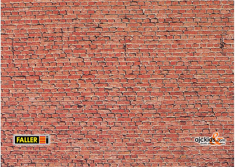 Faller 170607 - Wall card, Clinker brick