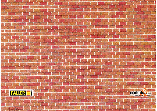 Faller 170608 - Wall card, Red brick