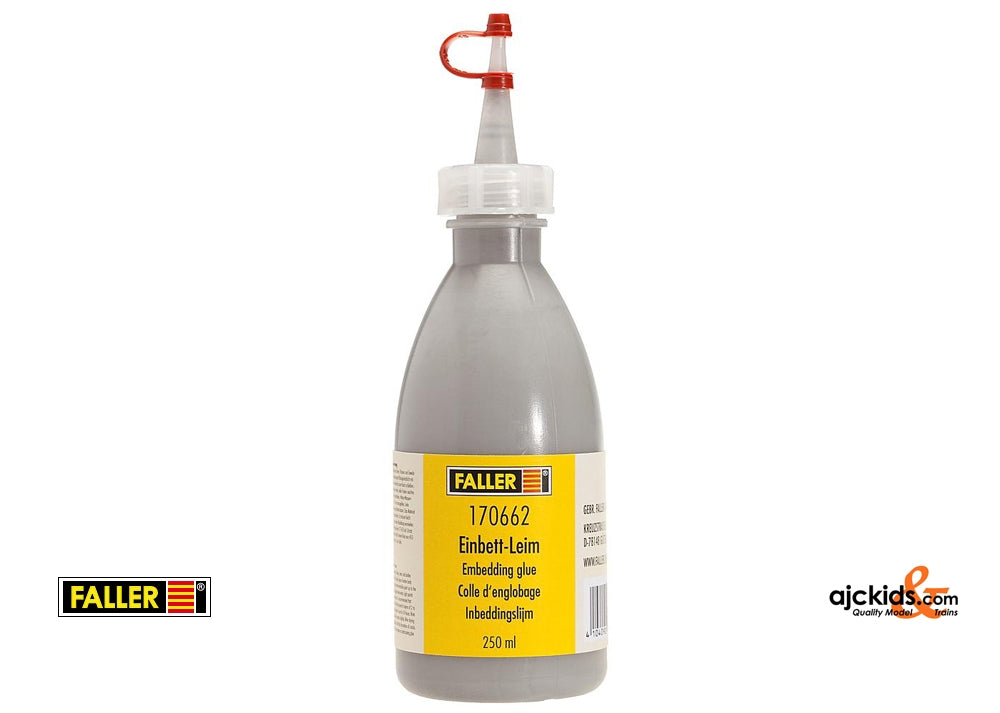 Faller 170662 - Glue, gravel grey, 250 ml