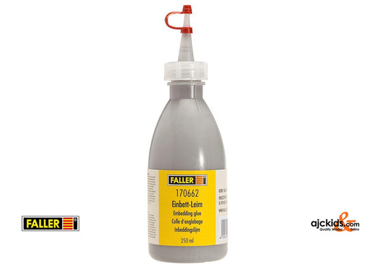 Faller 170662 - Glue, gravel grey, 250 ml