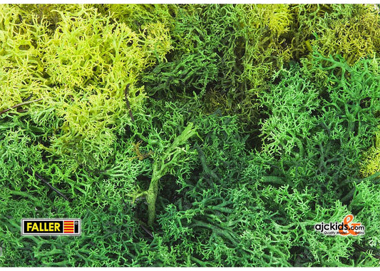 Faller 170729 - Lichen, assorted, green, 50 g