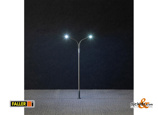 Faller 180201 - LED Street lighting, lamppost, two arms