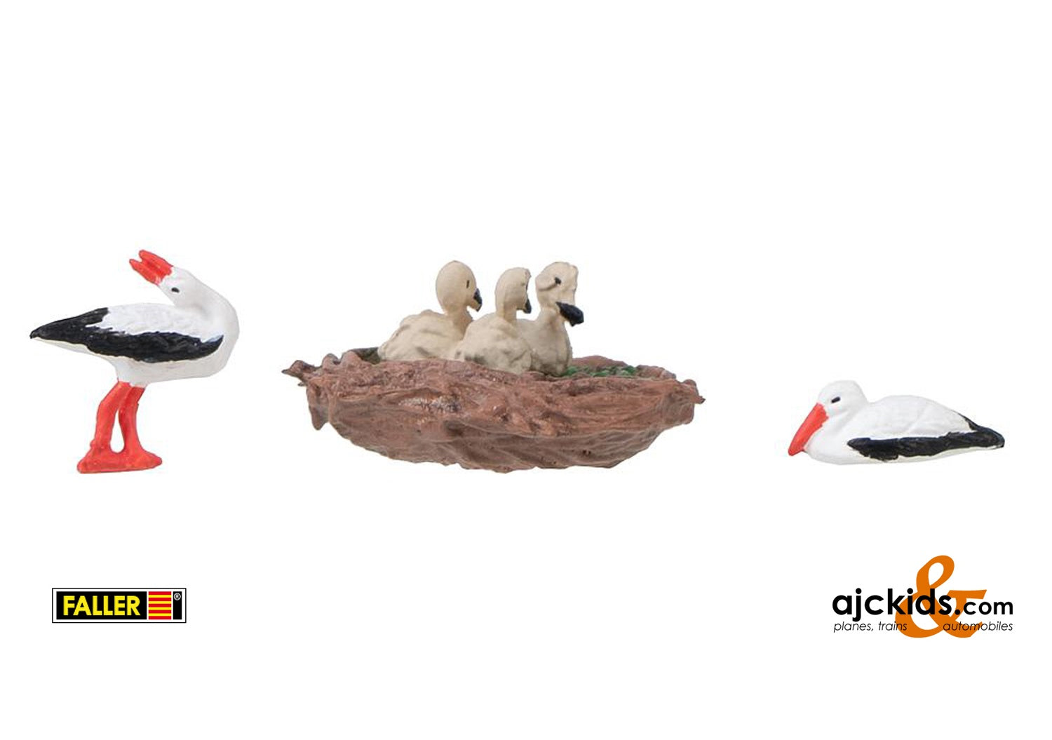 Faller 180239 - Storks Figurine set with mini sound effect