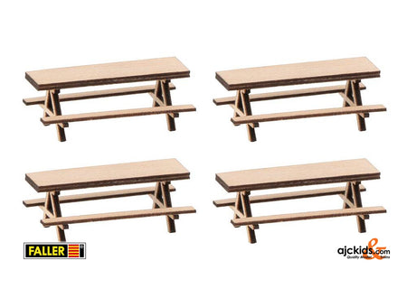 Faller 180304 - 4 Picnic benches