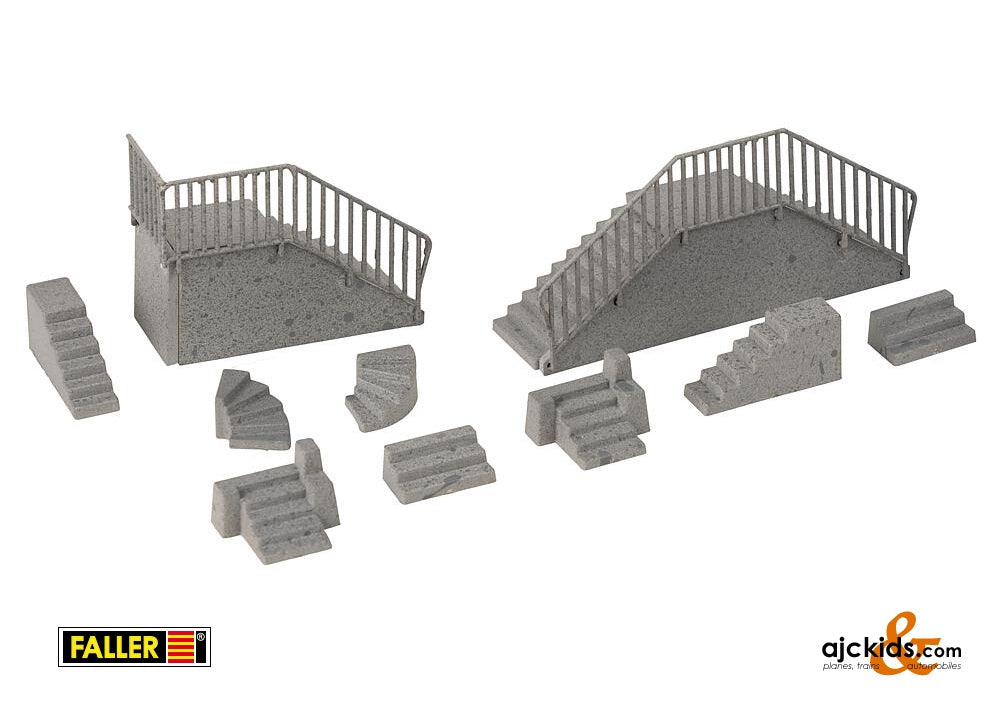 Faller 180378 - Stairs and steps set