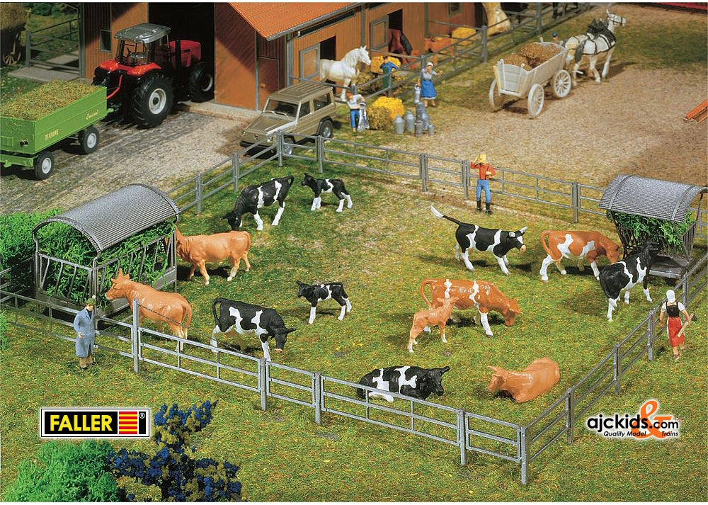 Faller 180434 - Fence systems for stalls and open stable farm, 2000 mm (2 x 1000 mm)
