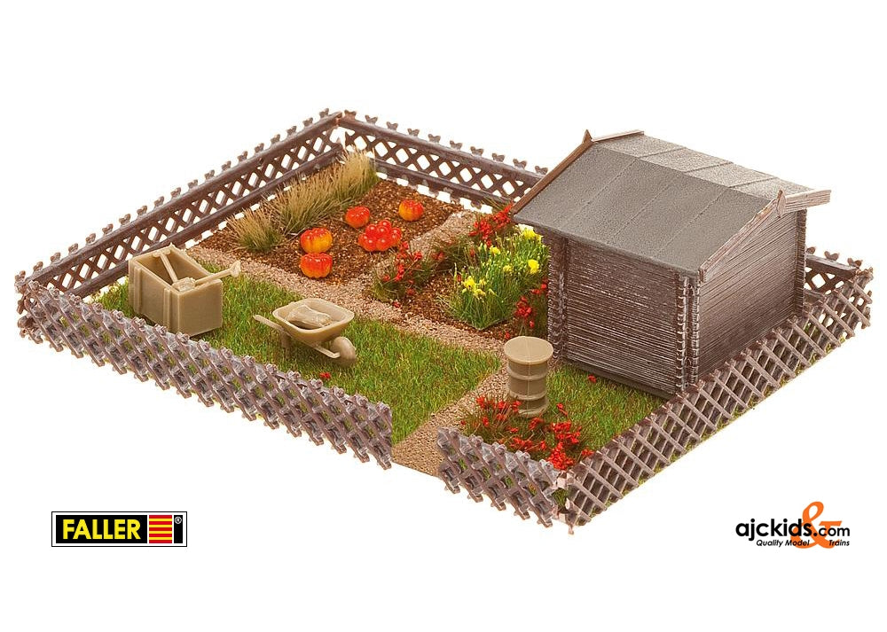 Faller 180492 - Allotments with small garden house