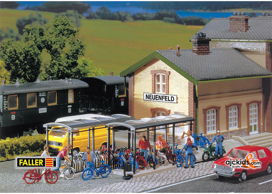 Faller 180563 - Modern bicycle shelter