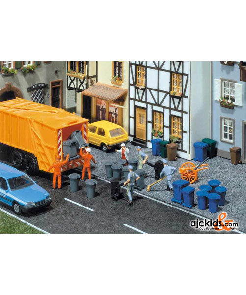 Faller 180569 - Garbage Can Assort, 10 pieces