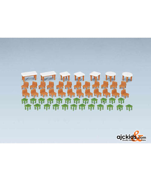 Faller 180570 - Assorted tables & chairs