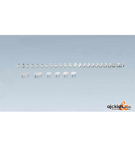 Faller 180571 - Garden chairs with tables