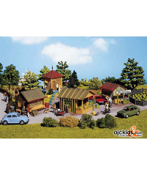 Faller 180590 - Small cottages, 4 Pieces