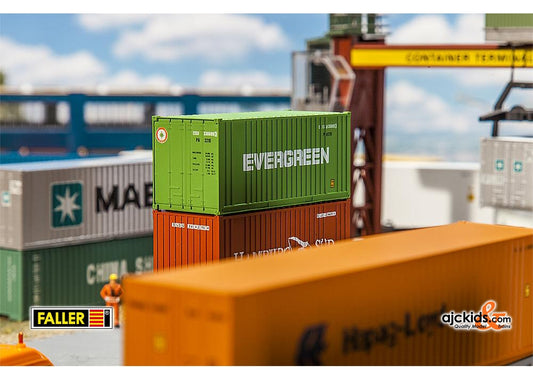 Faller 180821 - 20’ Container EVERGREEN