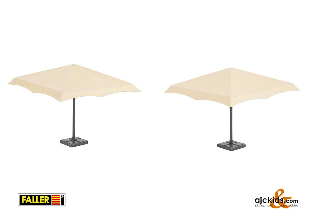 Faller 180862 - 2 Rectangular sun umbrellas