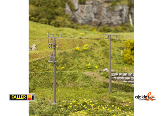 Faller 180928 - 4 Power poles