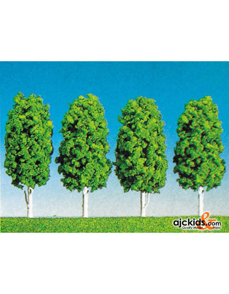 Faller 181422 - Med Birch tree asmb, 4 Pieces