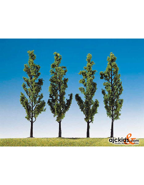 Faller 181426 - Wh poplar trees 5.5", 4 Pieces