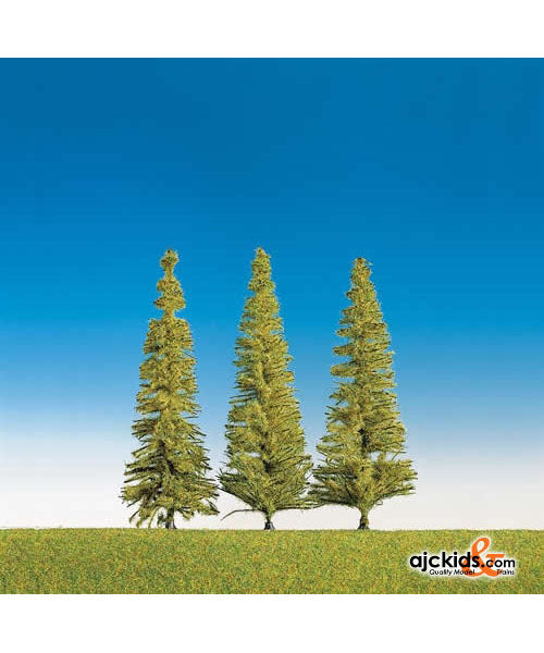 Faller 181437 - Asstd pine trees, 3 Pieces