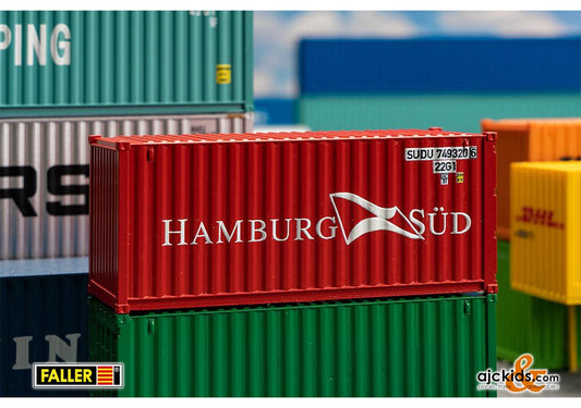 Faller 182001 - 20' Container HAMBURG SÜD at Ajckids.com