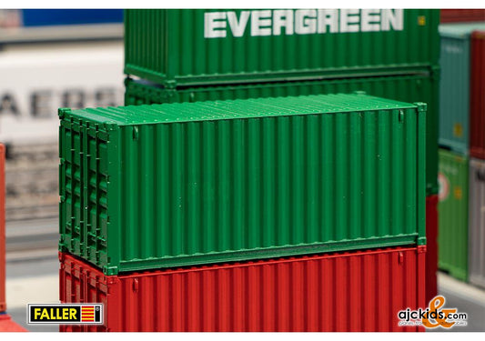 Faller 182002 - 20' Container, green at Ajckids.com