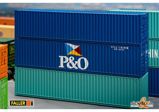 Faller 182104 - 40' Container P&O at Ajckids.com