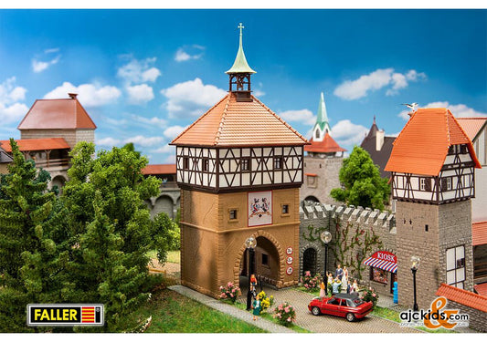 Faller 191789 - Old town gate with wall at Ajckids.com