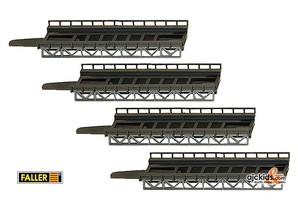 Faller 222540 - 4 Track beds, straight