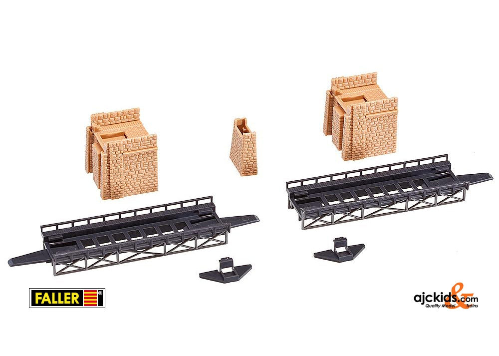 Faller 222550 - Bridge abutment set