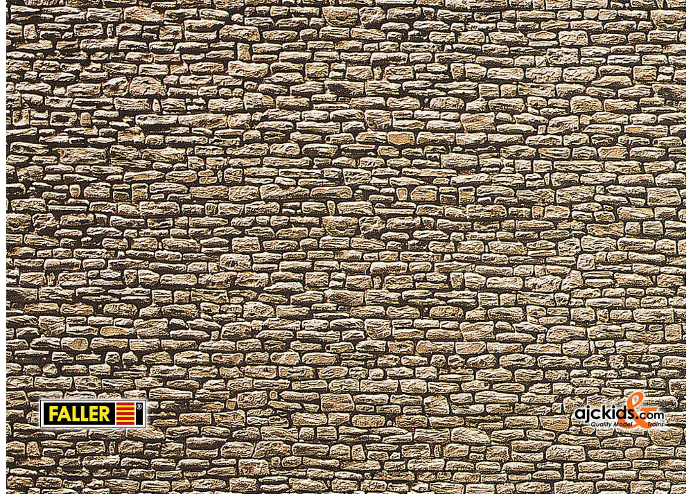 Faller 222566 - Wall card, Field stone
