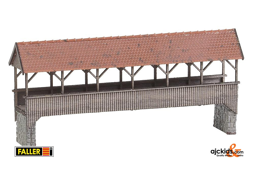 Faller 222574 - Roofed pedestrian bridge