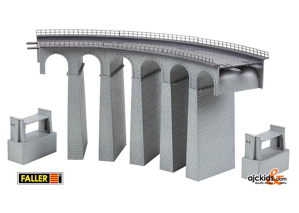 Faller 222598 - Viaduct set, two-track, curved