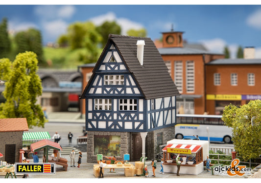 Faller 232157 - Half-timbered house with chemist at Ajckids.com