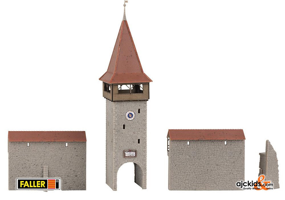 Faller 232171: Old town tower with wall – Ajckids