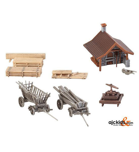 Faller 232359 - Small baking house with accessories
