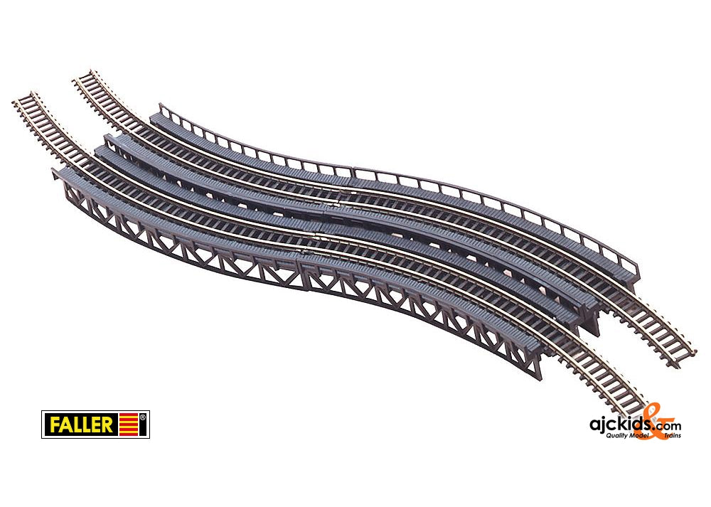 Faller 282905 - 4 Track beds, curved