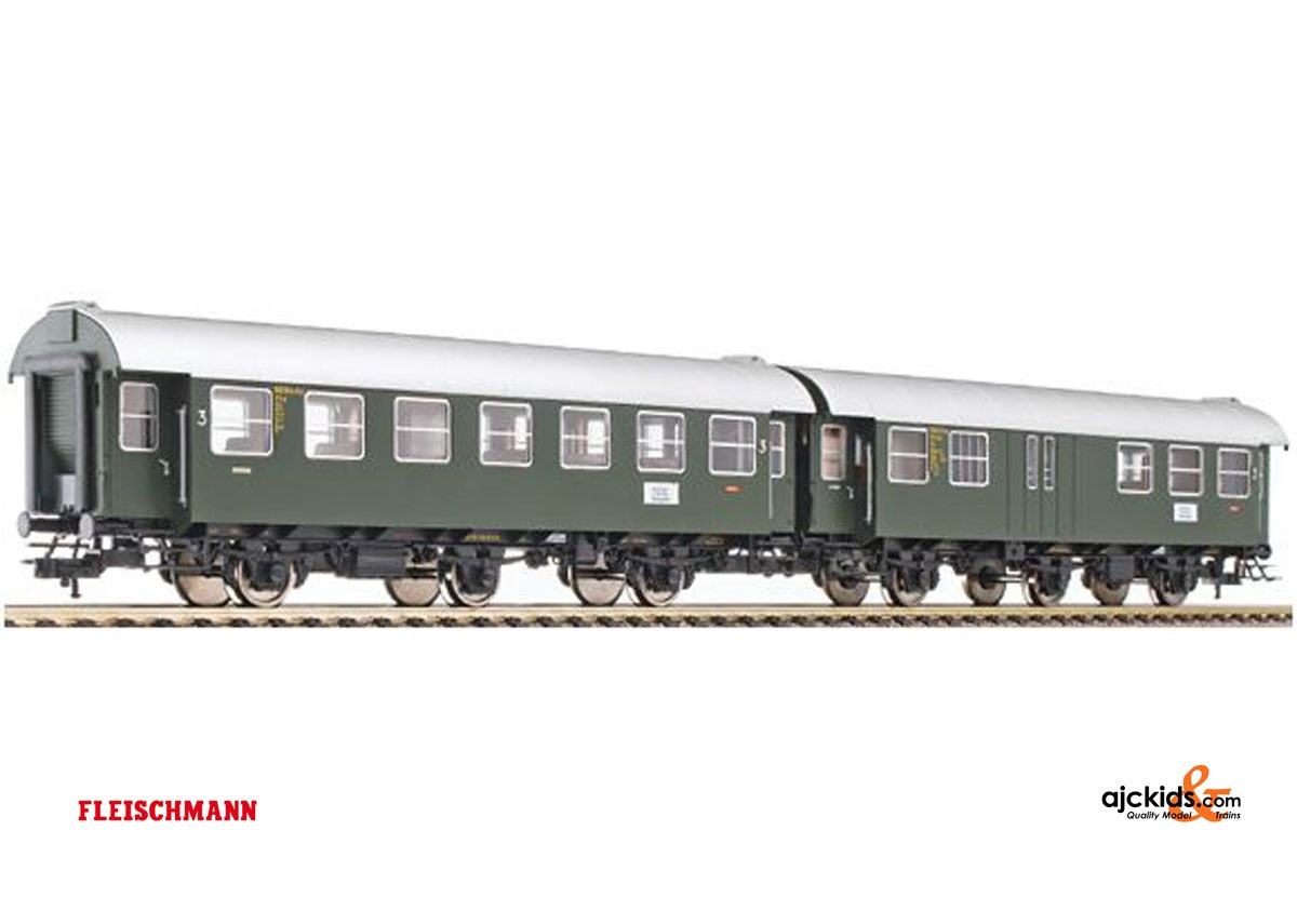 Fleischmann 509601 3-axle coaches 3rd Class w/ luggage compartment