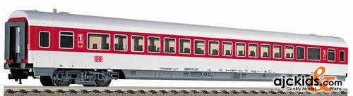 Fleischmann 5102 IC/EC long distance coach in traffic red livery, type Apmz.117.2