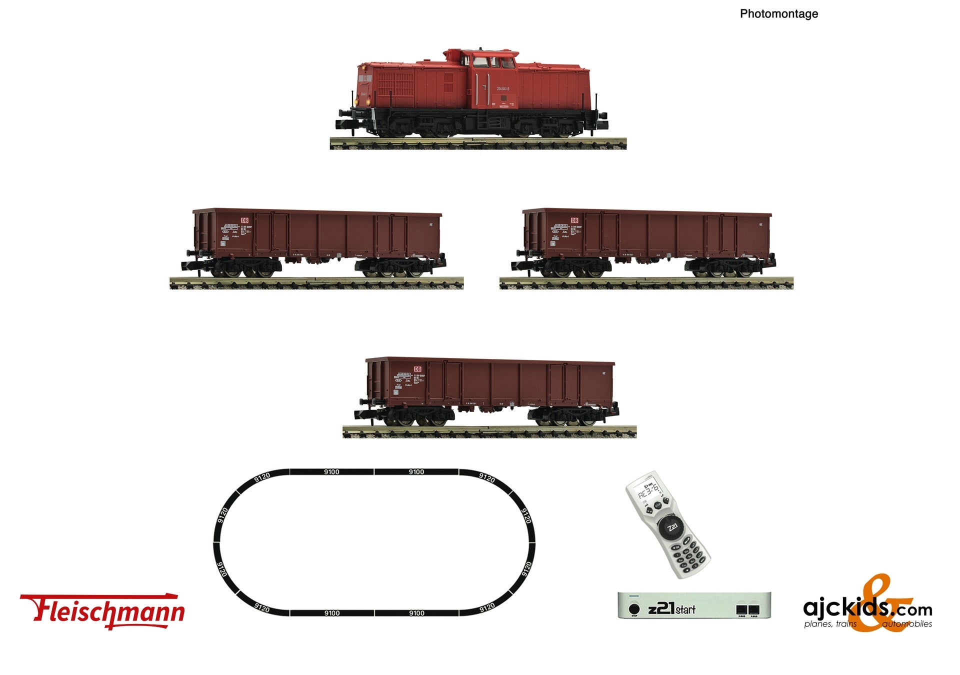Fleischmann 5170005 - z21 start digital set:class 204 freight train DB A, EAN: 4005575261739
