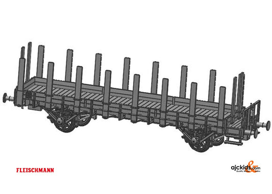 Fleischmann 520903 Stake wagon R02 w. wooden stakes
