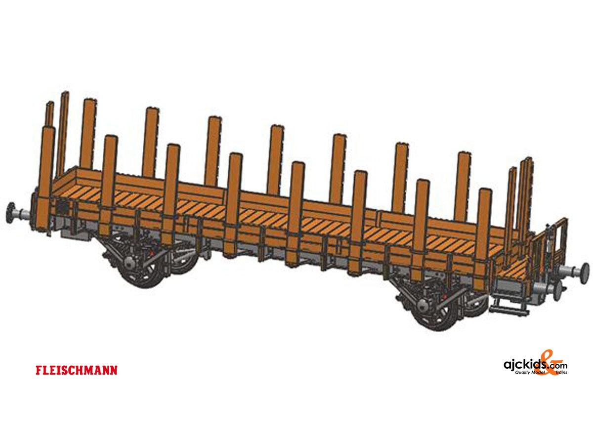 Fleischmann 520904 Stake wagon R02 w. wooden stakes