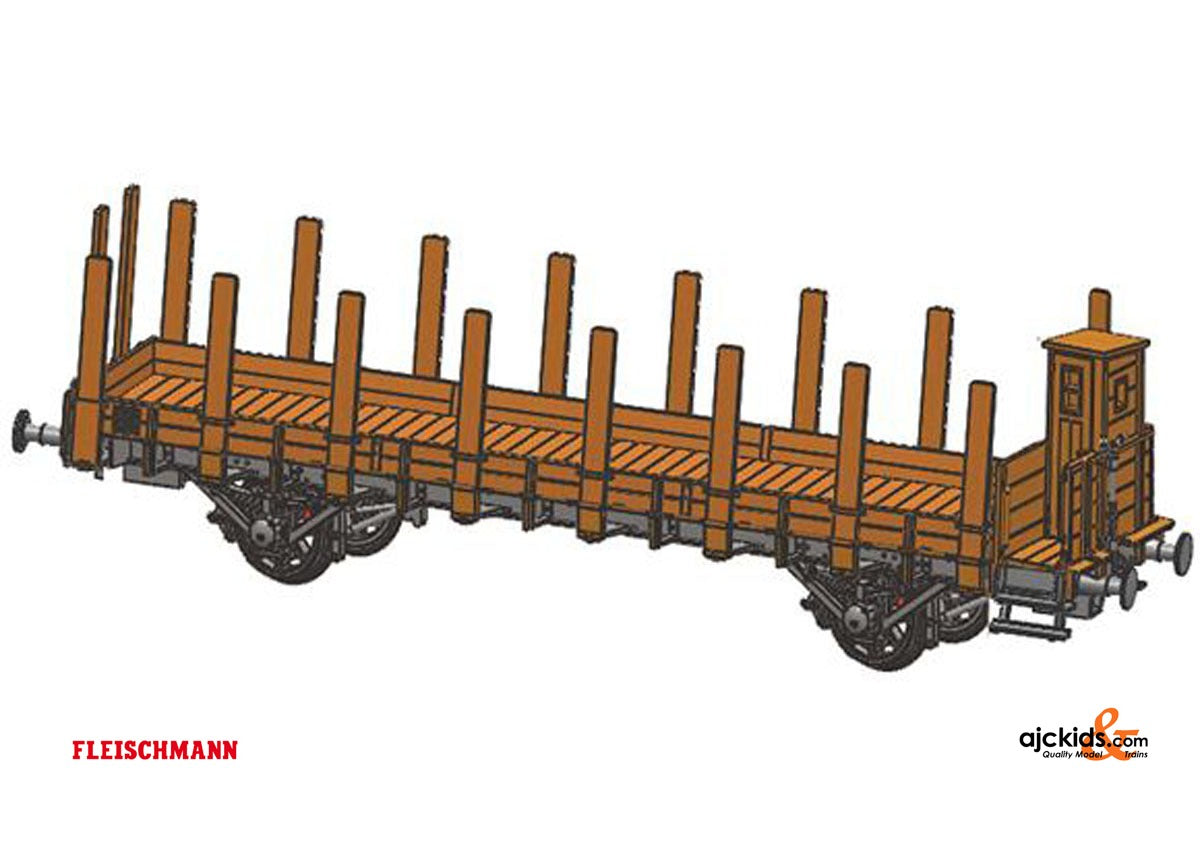 Fleischmann 520905 Stake wagon R02 w. wooden stakes