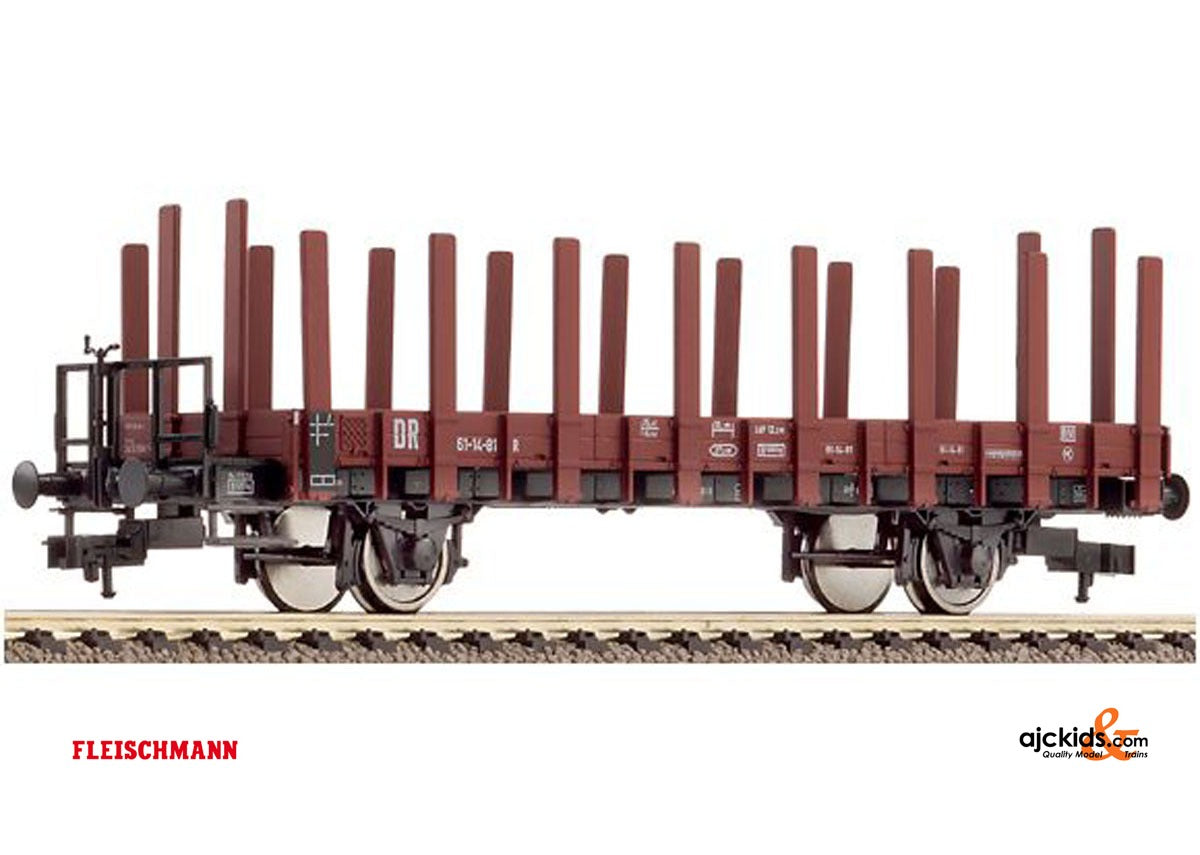 Fleischmann 520952 Stake wagon with brakemans cab, type R 02 (Prussian) of the DR.