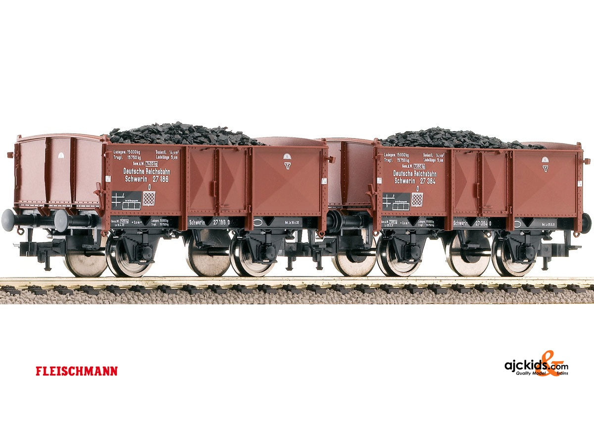 Fleischmann 521103 Set: Coal wagons Schwerin DRG