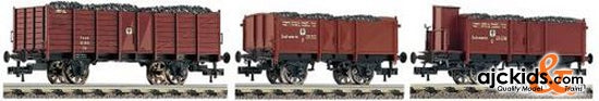 Fleischmann 521204 3-piece set loaded w/real coal #3